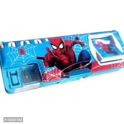 HEAVIX Marvelous Avengers Blue Pencil Box with Built-In Calculator-thumb4