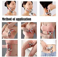 3D Y Shape Facial Massage Roller Face Slimming Massager (Silver) Massager pack of 1-thumb2