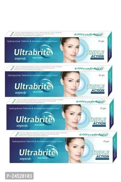 Ultra Brite Night Cream Triple Action 25 gm each gm Pack of 4-thumb0