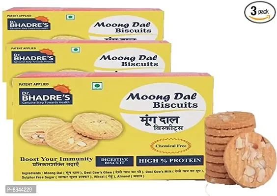Dr. BHADRES Moong Dal Biscuits 600 gm-thumb0