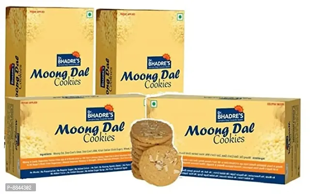 Dr.BHADRES Popular Moong Dal Cookies 120 gm-thumb0