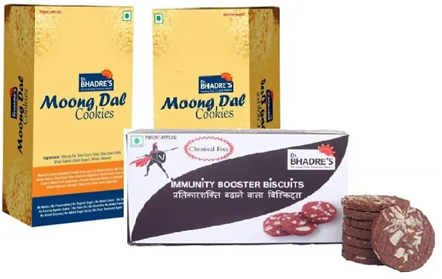 Dr.BHADRES Moong Dal Cookies  Immunity Booster Biscuit, 800 gm
