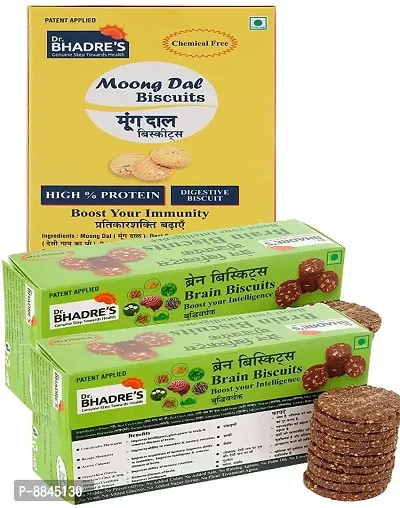 Dr.BHADRES Digestive Biscuits for Kids 500 gm (150 gm x 2+ 200 gm)-thumb0
