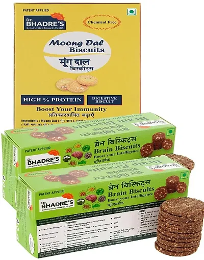 Dr.BHADRES Digestive Biscuits for Kids 500 gm (150 gm x 2+ 200 gm)