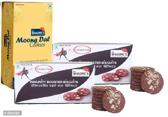 Dr.BHADRES Moong Dal Cookies  Immunity Booster Biscuit, 700 gm-thumb0