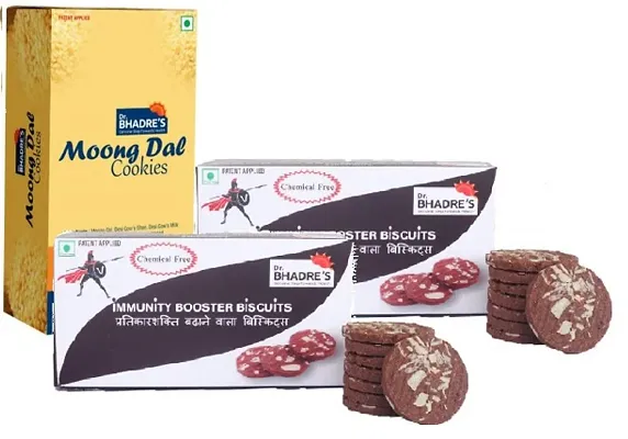 Dr.BHADRES Moong Dal Cookies  Immunity Booster Biscuit, 700 gm