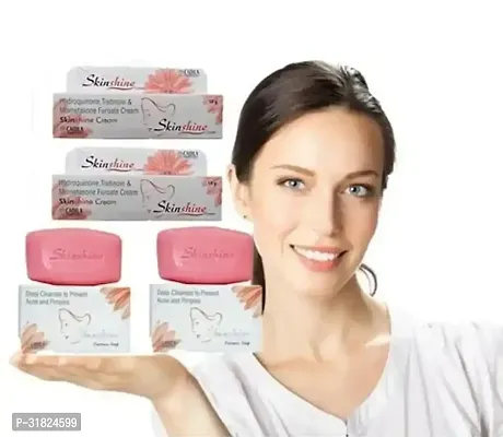 Skin Shine Soap And Cream Combo Pack 4