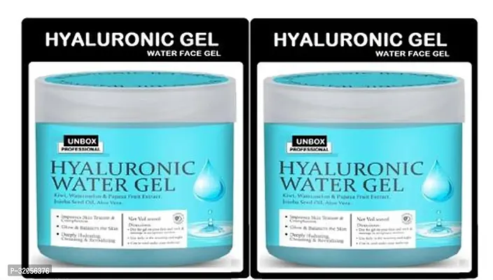 Unbox Professional Ayurvedic Hyaluronic Water Gel Glowing Face Gel 100 Ml Pack Of-2