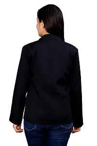 Inaaya Women's Single-Breasted Blazer/Formal Blazer/Casual Blazer/Full Sleeve Blazer/Regular Fit Blazer/Clean Look/Regular Length Blazer-thumb1