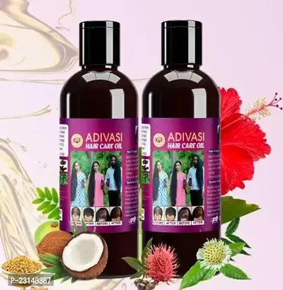 Kgf Adivasi Hair Oil For Men And Women Reduces Hair Fall And Hair Growth Hair Oil (400 Ml) Pack Of 2