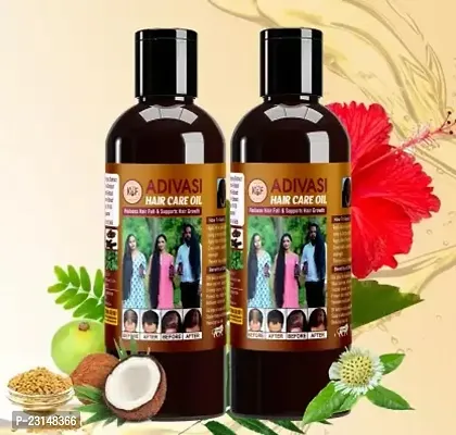 Kgf Adivasi Hair Growth And Regrowth Hair Oil (400 Ml) Pack Of 2-thumb0