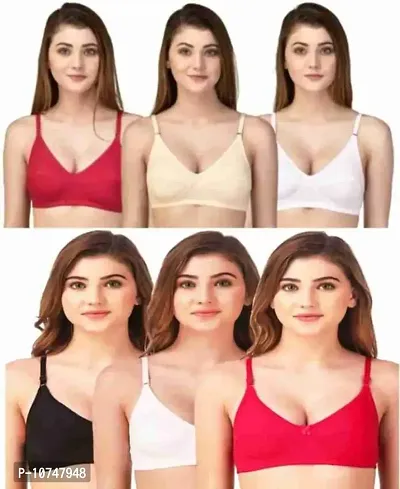 Women Bra  Combo (pack of 6)