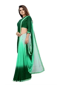 Georgette Padding Moti Look Saree Party Wedding Festive Saree-thumb1