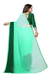 Georgette Padding Moti Look Saree Party Wedding Festive Saree-thumb2