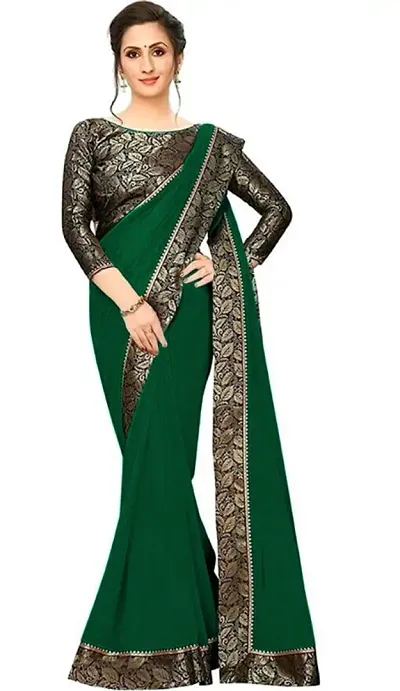 Self Design, Floral Print, Solid/Plain Bollywood Saree