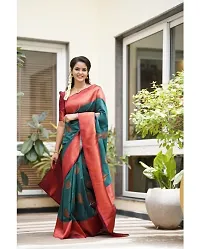 Classic Poly Silk Jacquard Saree with Blouse piece-thumb4