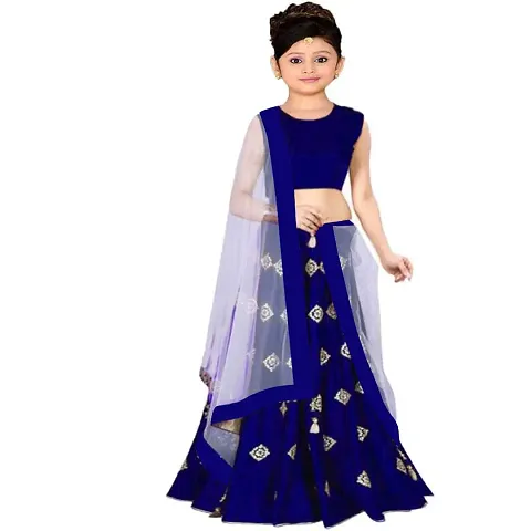 Festive satin lehenga cholis 