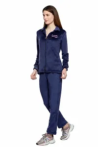 Cushybee Women Purple/Zipper Night Suit-thumb1