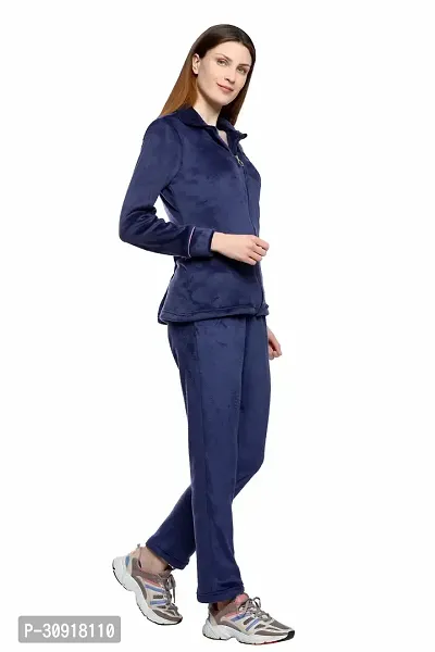 Cushybee Women Purple/Zipper Night Suit-thumb3