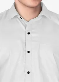 White 2 P Full Sleeve Men Shirt-thumb1