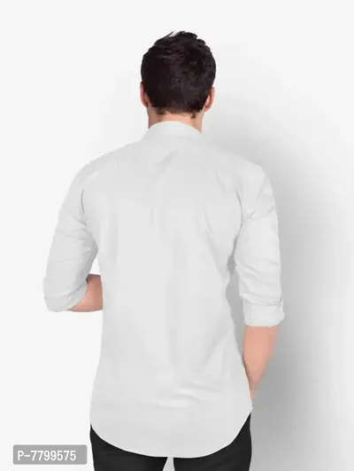 White 2 P Full Sleeve Men Shirt-thumb3