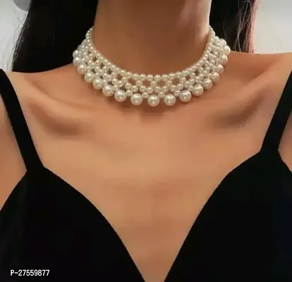 Pearl Choker necklace-thumb0