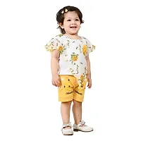 Teen Hug Baby Girls Party Festive Top  Shorts sets cotton blend top and denim shorts (Size 6 Months up to 2Years)-thumb3