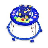 ARAKRT Soft Seat Cycle Baby Walker with Musical Toy and Activity Toys {BLUE}-thumb1