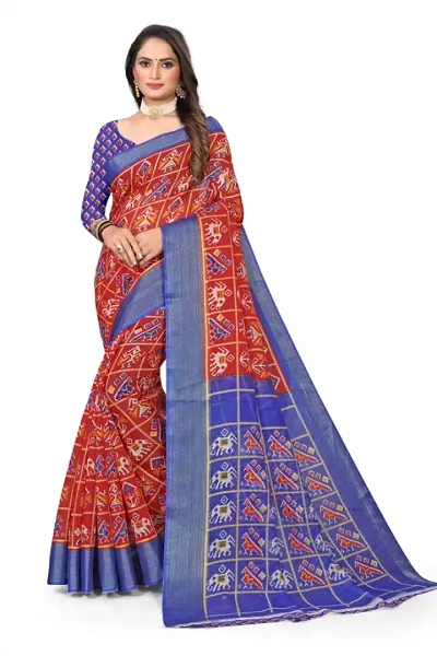 Beautiful Chanderi Saree with Blouse piece