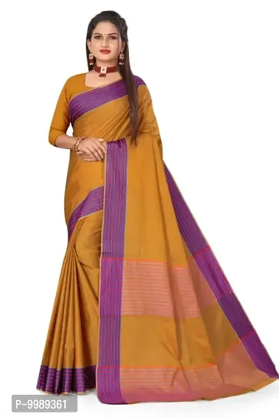 Classic Silk Blend Jacquard Saree with Blouse piece