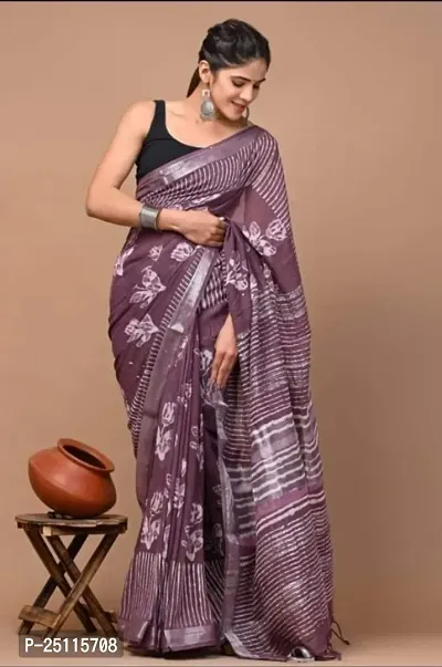 Banita Ensemble Cotton Silk Saree with Blouse piece For Women-thumb0