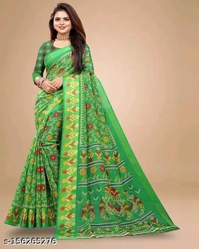 Best Selling Cotton Saree with Blouse piece 