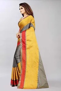 Beautiful Cotton Saree with Blouse piece-thumb1