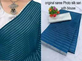 Cotton Printed Saree with Blouse piece-thumb1