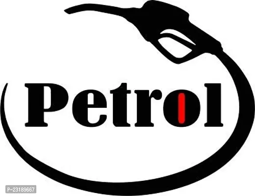 Stickers for Cars and Bikes Vinyl Signs Petrol B Gun Black Pack of 1