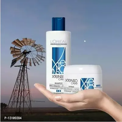 Professionnel Xtenso Care Shampoo For Straightened Hair, 250 ML |Xtenso Care mask, 196 gm | Shampoo  Mask for Starightened Hair-thumb0