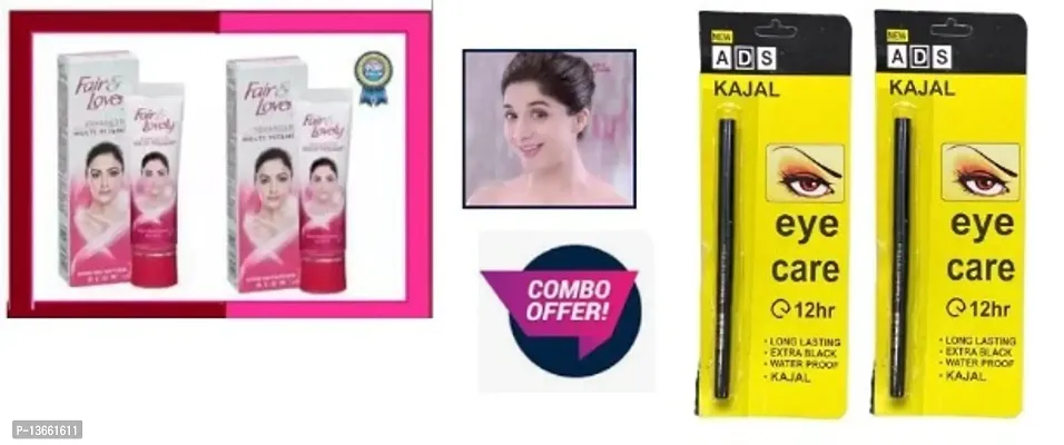 Women Fair  Lovely 25g pack of 2 with ads kajal pack of 2