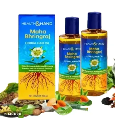 OnOn Maha Bhringraj Herbal Hair Oil 200 Ml Pack of 2