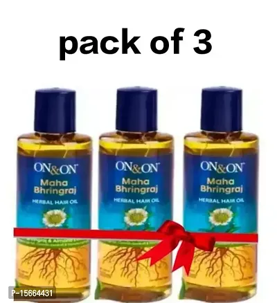 ONON Bhringraj HAIR Oil (pack of 3) Herbal Oil-thumb0