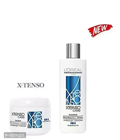 Professionnel Xtenso Care Shampoo For Straightened Hair, 250 ML |Xtenso Care mask, 196 gm-thumb0