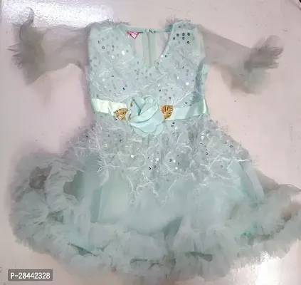 Trendy Baby Girl Net Frock Dress-thumb0