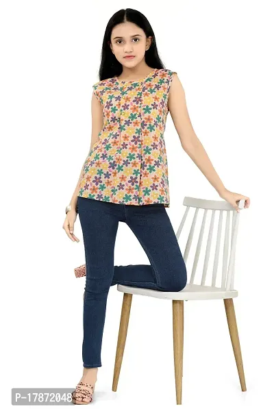 Stylish Cotton Top For Girls-thumb0