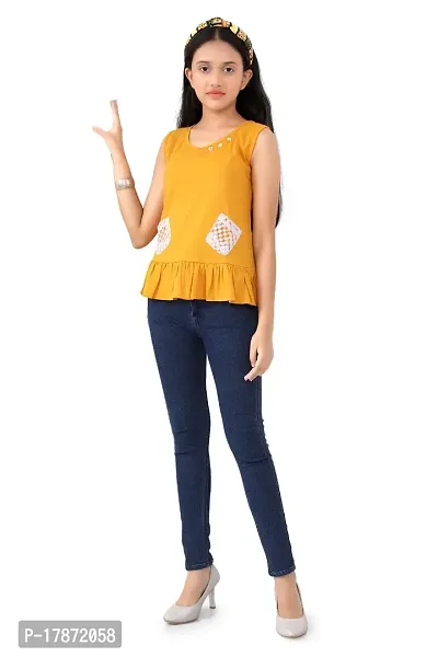 Stylish Cotton Top For Girls-thumb0