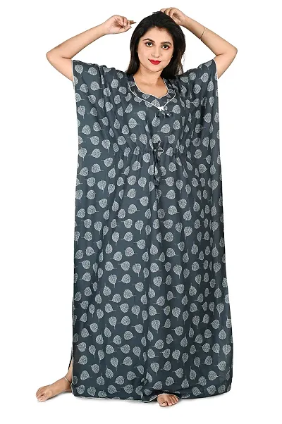 Goodpoint Rayon Kaftan Nighty (Free Size, 2)