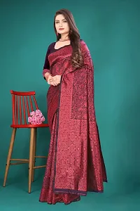 Classic  Art Silk Saree With Blouse Piece-thumb3