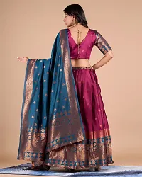 Classic Art Silk Lehenga Cholis with Dupatta-thumb4