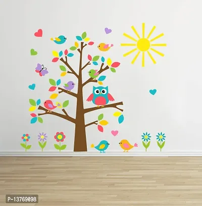 Designer Multicoloured Polymer Wall Stickers-thumb0