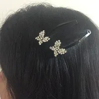 FURE Small Butterfly Rhinestone Snap Hair Clip for Women-SC-5-C-thumb1