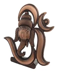 FURE Om Beads Rakhi (Golden)  Antique Copper Om Ganesha Idol for Brother-thumb3