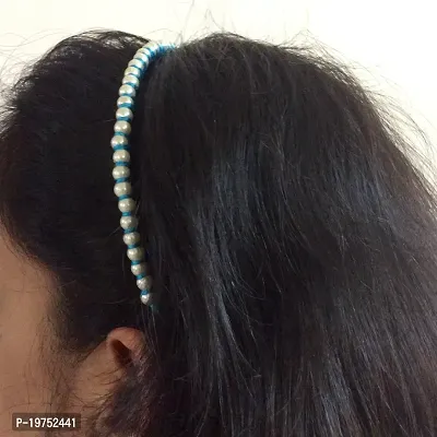 FURE Ribboned Head Band (Blue)-thumb2